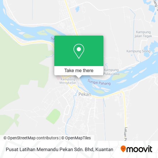 Peta Pusat Latihan Memandu Pekan Sdn. Bhd