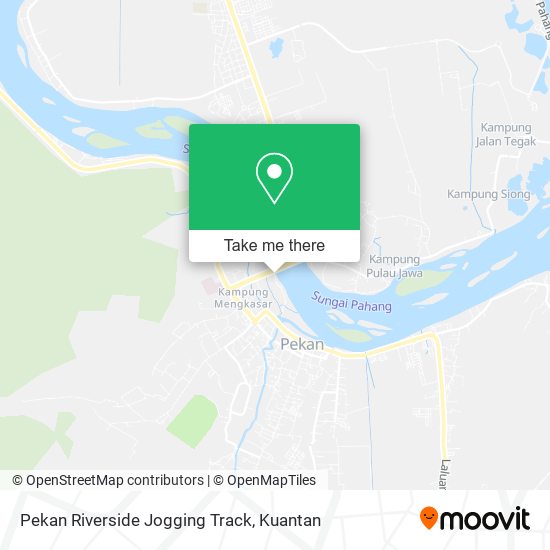 Pekan Riverside Jogging Track map