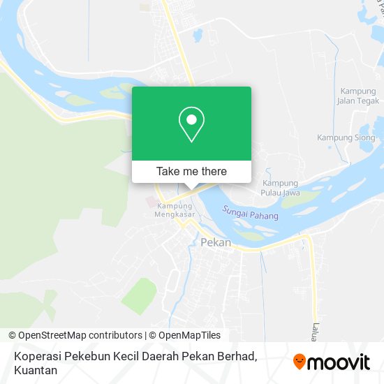 Koperasi Pekebun Kecil Daerah Pekan Berhad map