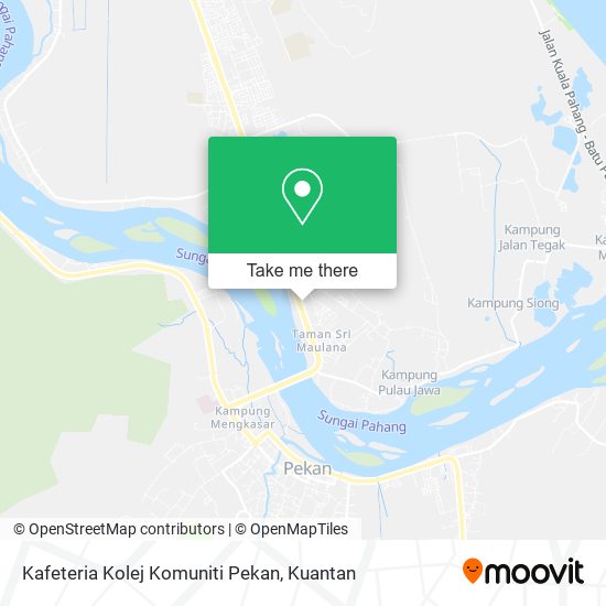 Kafeteria Kolej Komuniti Pekan map