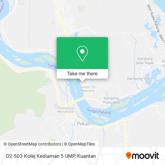 D2-503 Kolej Kediaman 5 UMP map