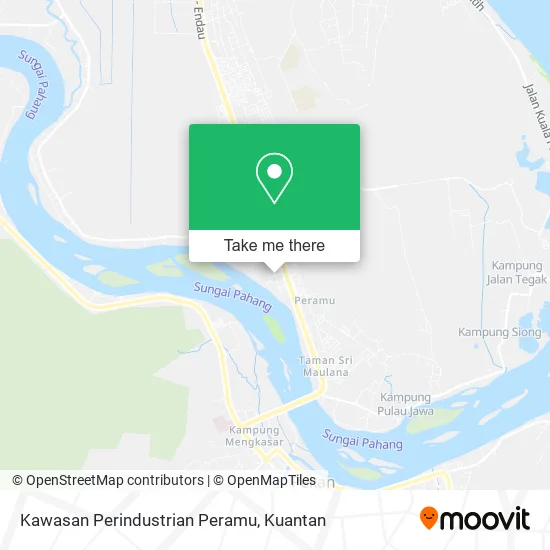 Kawasan Perindustrian Peramu map