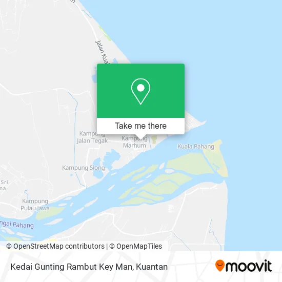 Kedai Gunting Rambut Key Man map