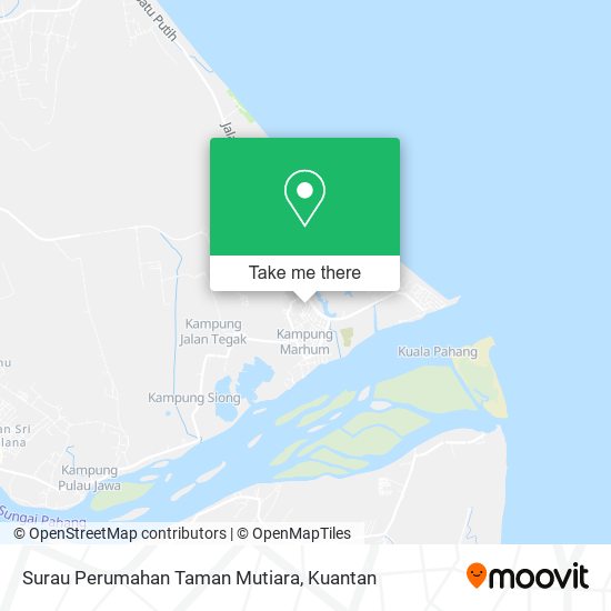 Peta Surau Perumahan Taman Mutiara