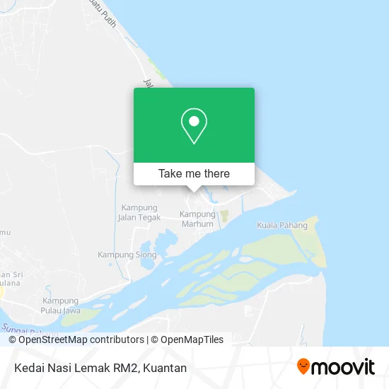 Kedai Nasi Lemak RM2 map