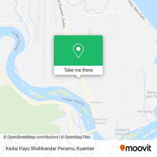 Kedai Kayu Shahbandar Peramu map