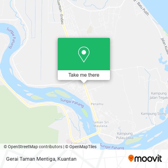 Peta Gerai Taman Mentiga