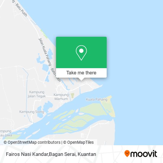 Fairos Nasi Kandar,Bagan Serai map