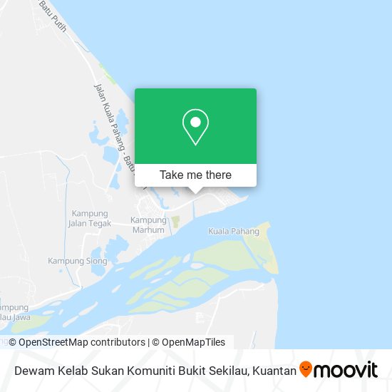 Peta Dewam Kelab Sukan Komuniti Bukit Sekilau