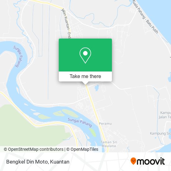 Bengkel Din Moto map