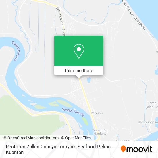Restoren Zulkin Cahaya Tomyam Seafood Pekan map