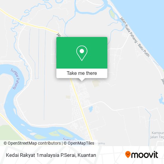 Kedai Rakyat 1malaysia P.Serai map