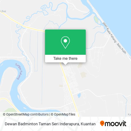 Dewan Badminton Taman Seri Inderapura map