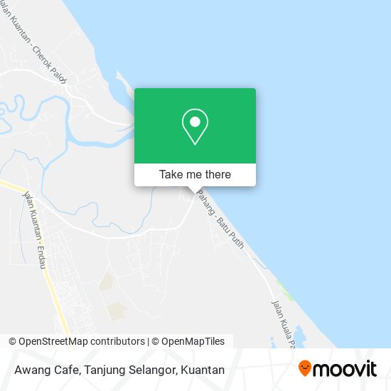 Peta Awang Cafe, Tanjung Selangor