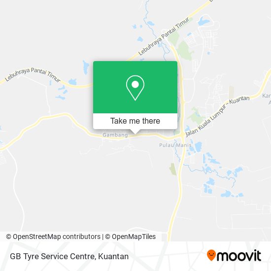 GB Tyre Service Centre map