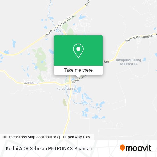Peta Kedai ADA Sebelah PETRONAS
