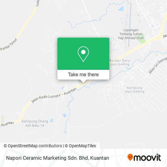 Peta Napori Ceramic Marketing Sdn. Bhd