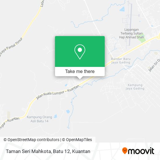 Taman Seri Mahkota, Batu 12 map