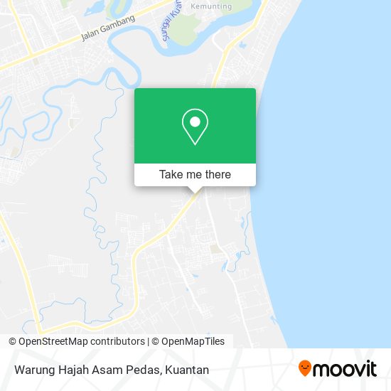 Warung Hajah Asam Pedas map