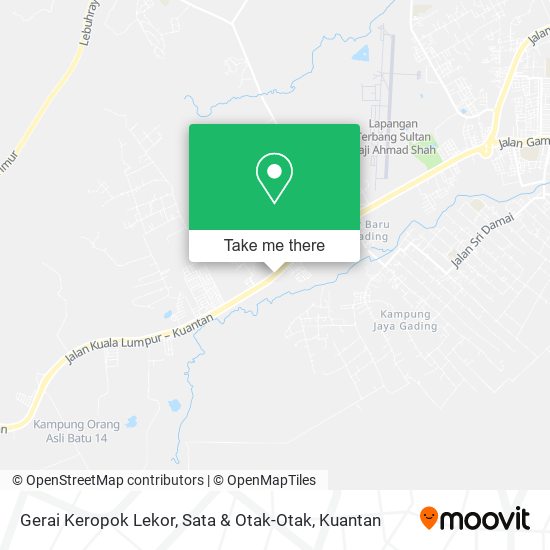 Gerai Keropok Lekor, Sata & Otak-Otak map