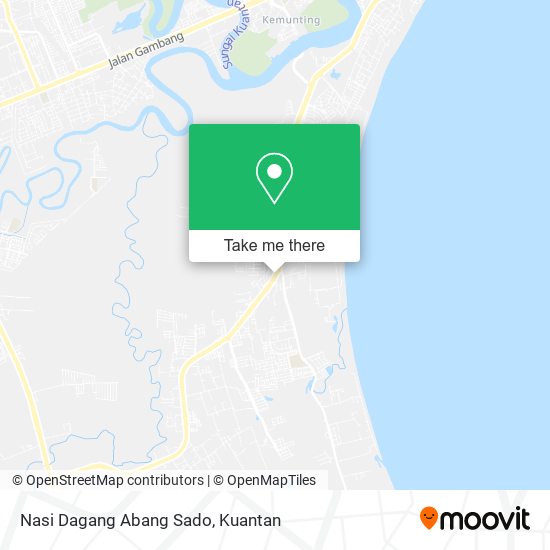 Nasi Dagang Abang Sado map