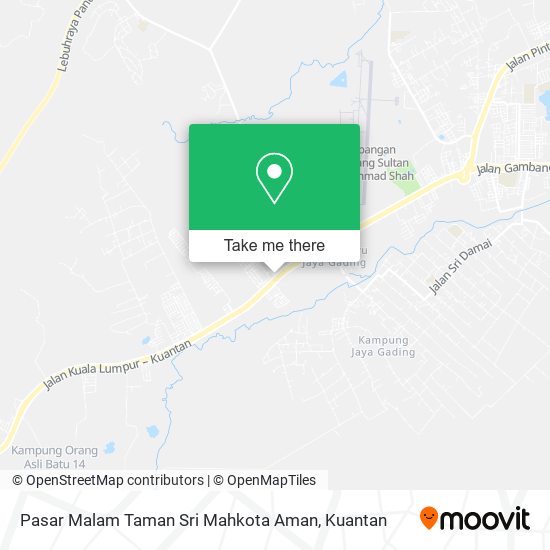 Pasar Malam Taman Sri Mahkota Aman map