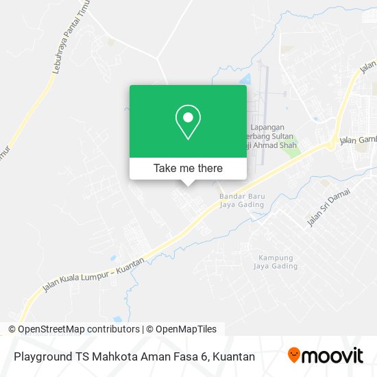 Peta Playground TS Mahkota Aman Fasa 6
