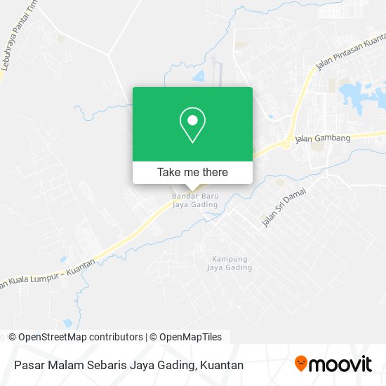 Pasar Malam Sebaris Jaya Gading map