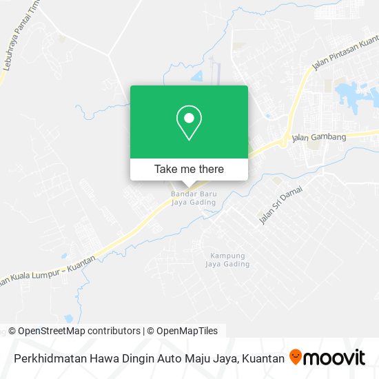 Perkhidmatan Hawa Dingin Auto Maju Jaya map