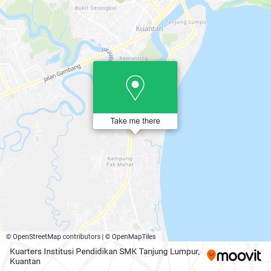 Peta Kuarters Institusi Pendidikan SMK Tanjung Lumpur