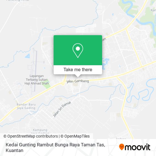 Kedai Gunting Rambut Bunga Raya Taman Tas map
