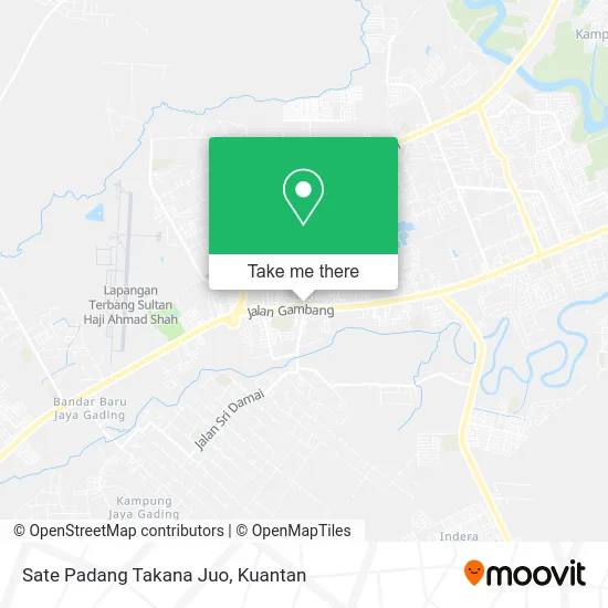 Sate Padang Takana Juo map
