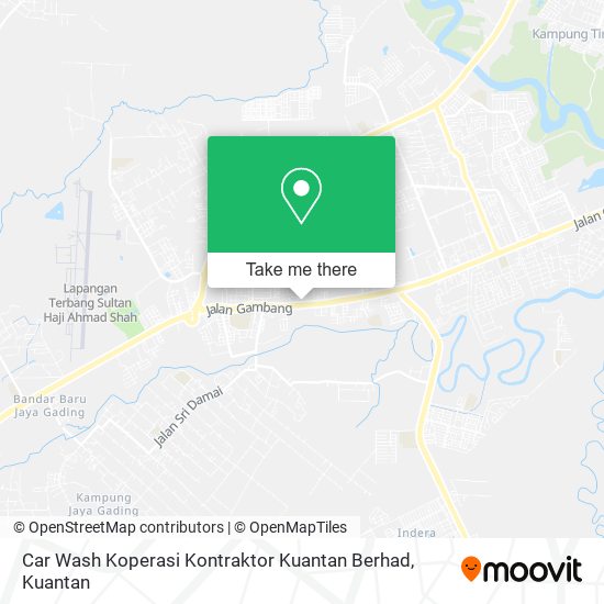 Peta Car Wash Koperasi Kontraktor Kuantan Berhad