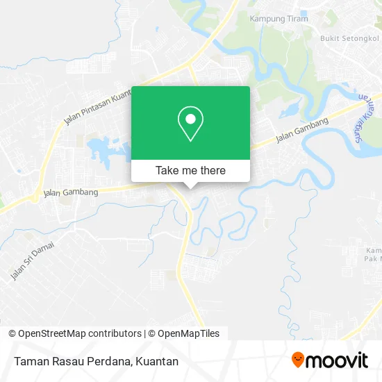 Taman Rasau Perdana map