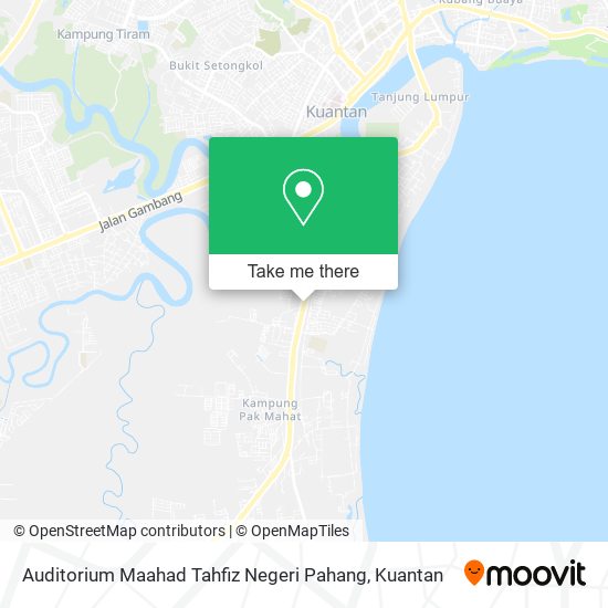 Auditorium Maahad Tahfiz Negeri Pahang map