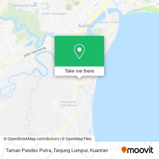 Taman Pasdec Putra, Tanjung Lumpur map