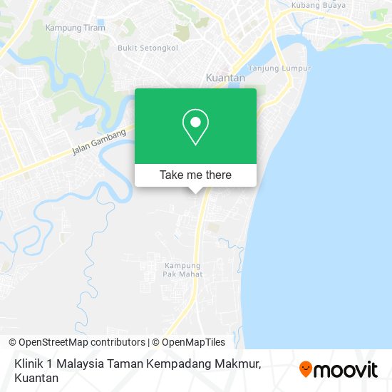 Klinik 1 Malaysia Taman Kempadang Makmur map