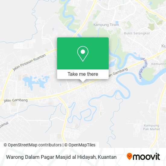 Peta Warong Dalam Pagar Masjid al Hidayah