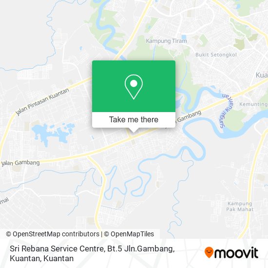 Sri Rebana Service Centre, Bt.5 Jln.Gambang, Kuantan map