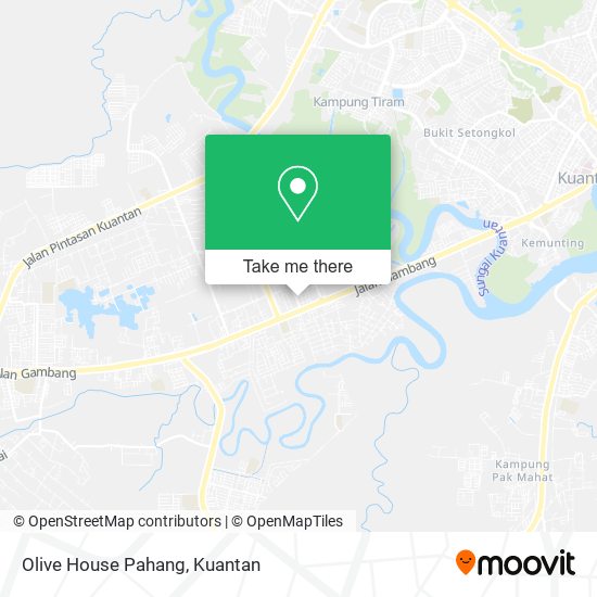 Olive House Pahang map