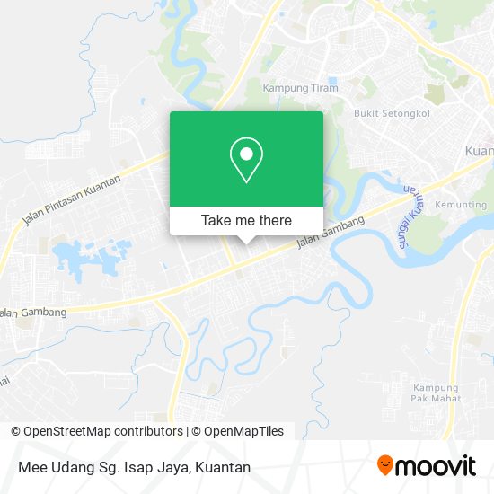 Peta Mee Udang Sg. Isap Jaya