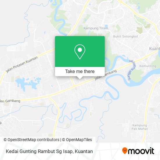 Kedai Gunting Rambut Sg Isap map