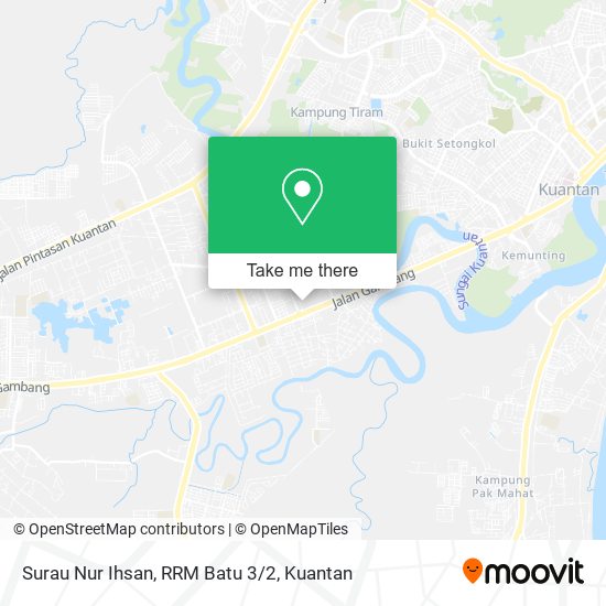 Surau Nur Ihsan, RRM Batu 3/2 map