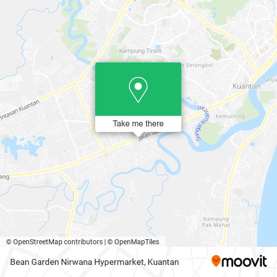 Bean Garden Nirwana Hypermarket map