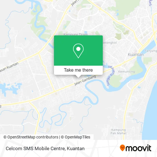 Celcom SMS Mobile Centre map