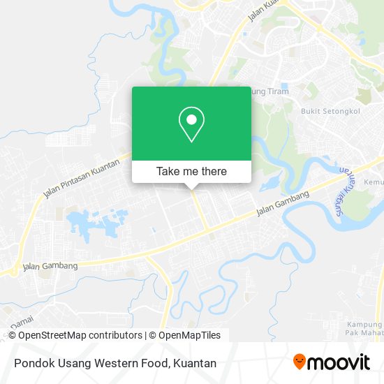 Pondok Usang Western Food map