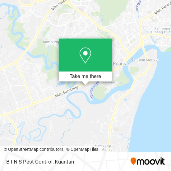 B I N S Pest Control map