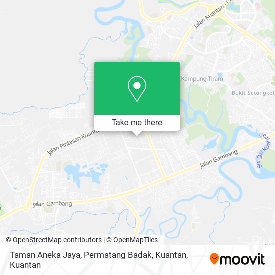 Taman Aneka Jaya, Permatang Badak, Kuantan map