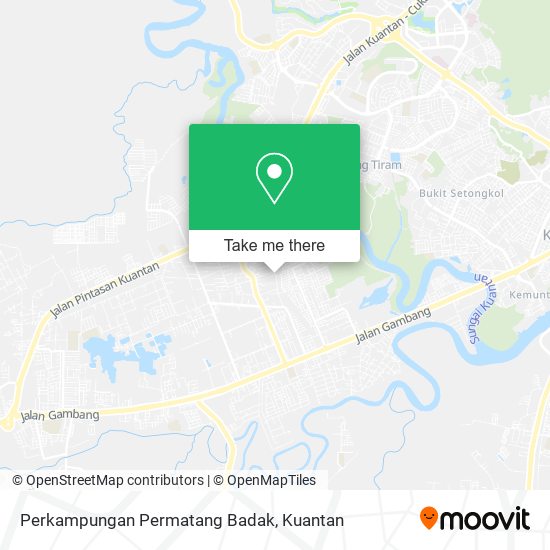 Peta Perkampungan Permatang Badak