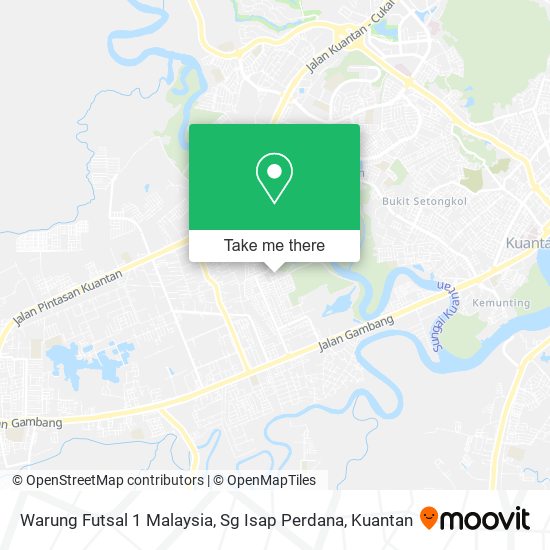 Warung Futsal 1 Malaysia, Sg Isap Perdana map